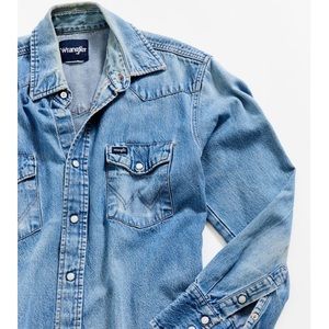 Vintage Wrangler Western Denim Shirt